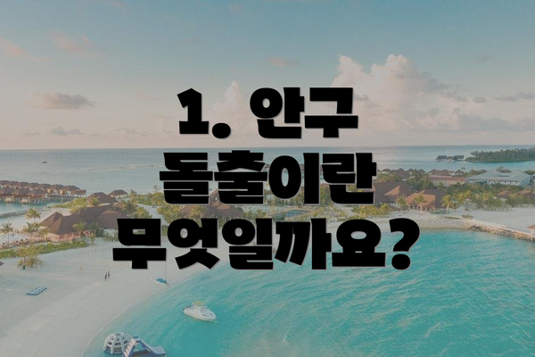 1. 안구 돌출이란 무엇일까요?