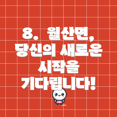 8.  월산면, 당신의 새로운 시작을 기다립니다!